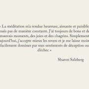 Citation de Sharon Salzberg
