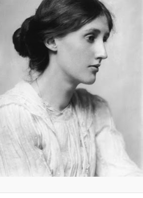 Photo portrait noir et blanc de Virginia Woolf de profil