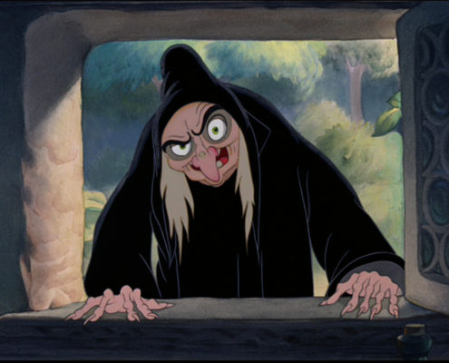 Image d'une sorcière de dessin animé
