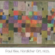 Tableau de Paul Klee où apparait une mosaïque carrée de couleurs