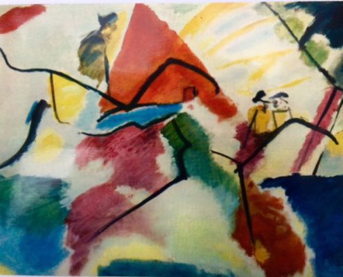 Rythme, un tableau de Kandinsky