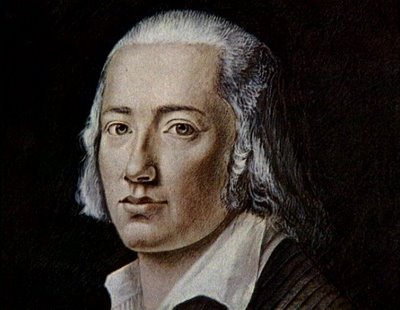 Portrait du poète Hölderlin par Franz Karl Hiemer.