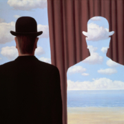 Œuvre de René Magritte intitulée "Décalcomanie" et datant de 1966.