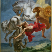 Image du tableau "La chute de Phaéton" de jean van Eyck