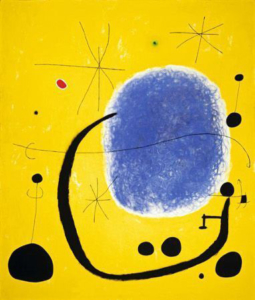 Photo du tableau "L'or de l'azur" (1967) de Miró